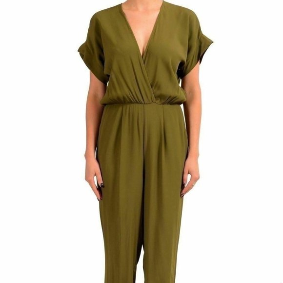 Just Cavalli Women's Military Green Jumpsuit